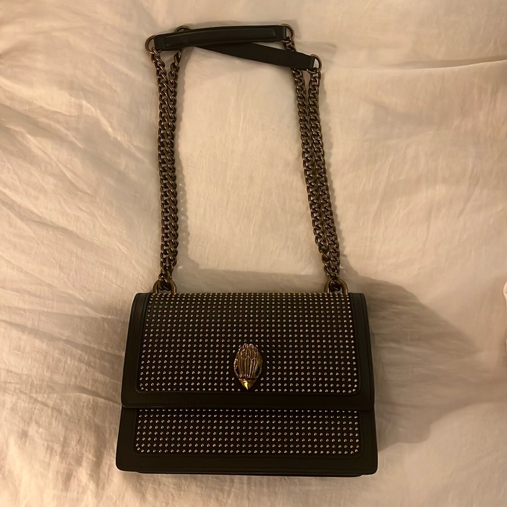 Kurt Geiger Shoreditch Black & Gold Purse